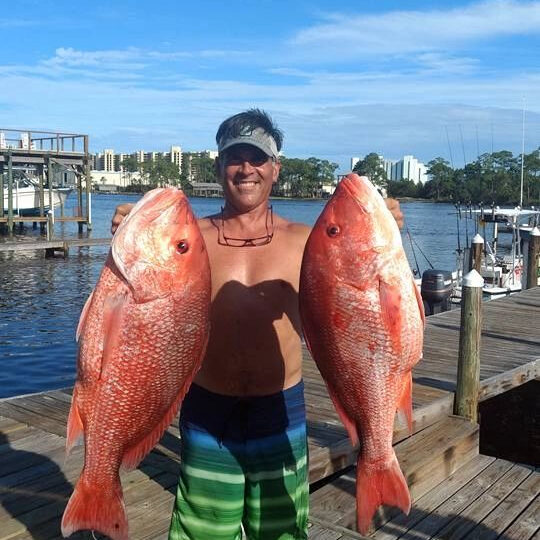 two-giant-red-snappers